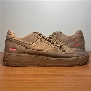 靴 Supreme Nike Air Force 1 Wheat Nike Air Force 1 Low SP Supreme Wheat Men's - DN1555-200 - US